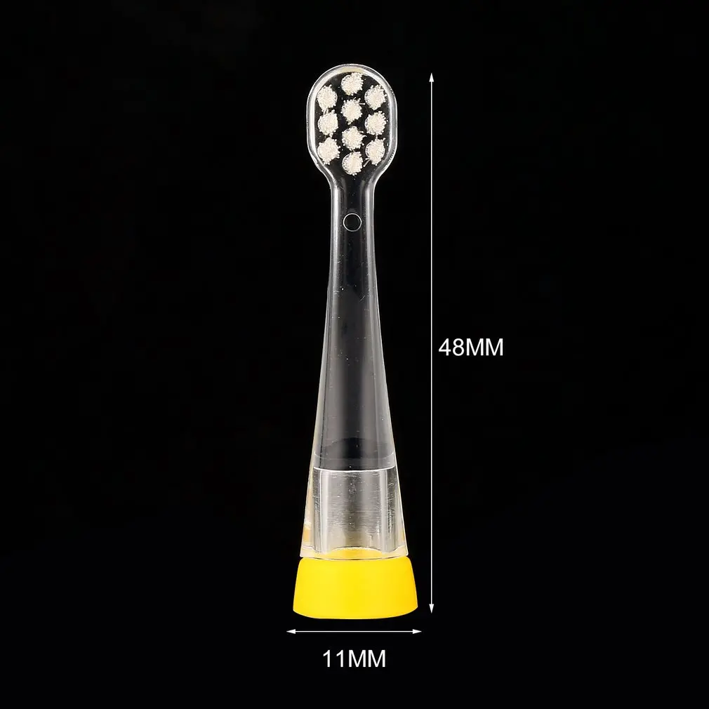 

2Pcs Portable Electric Replacement Brush Heads for Seago SG-811 Children Electric Toothbrush Soft Dupont Nylon Bristles