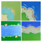 Базовая плита для реки, песчаного пляжа, улицы, побережья, кирпичные плиты, совместим со всеми брендами