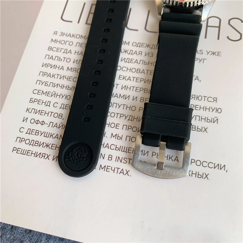 

Men's Quartz Watches Man Relogio Hombre Top Quality WristWatch Luxury Brand Multifunctional Steel/Rubber Strap Casual Watch