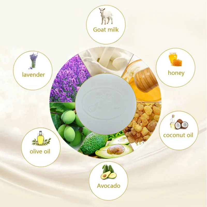 100 г Натуральное Козье Молоко Мыло для лица увлажняющее ручное мыло удаления
