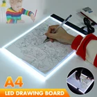 Ультратонкий Светодиодный планшет A4 для рисования, трафарет для татуировок, доска для рисования, световая доска для рисования