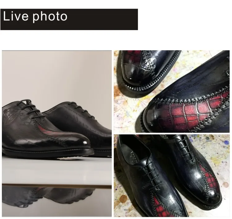 2020 Vikeduo Vintage Men Oxford Shoes Customize Genuine Leather Male Footwear Brand Handmade Wedding Office Formal Zapato Hombre | Обувь