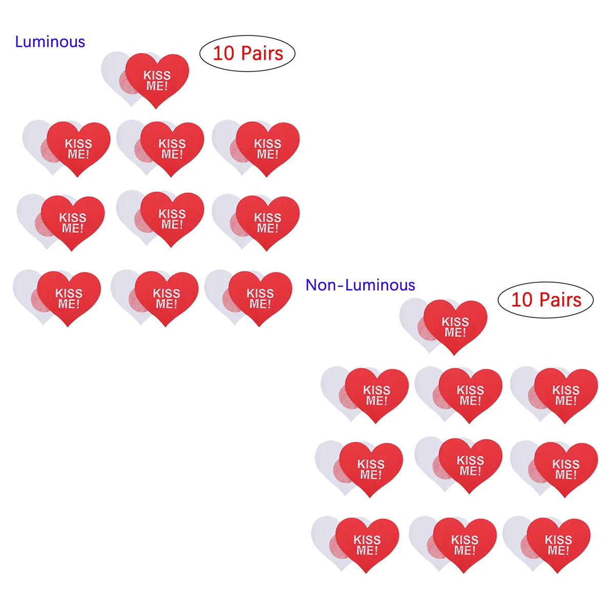 10 пар клейких одноразовых наклеек для влюбленных в кожу дышащих чехлов сосков
