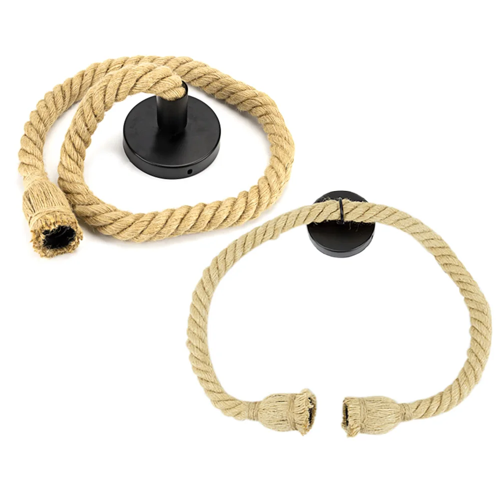 

Цоколь для лампы E27 в стиле ретро, декоративный шнур для люстры из натурального джута, электрический шнур, соединительный кабель, адаптер дл...