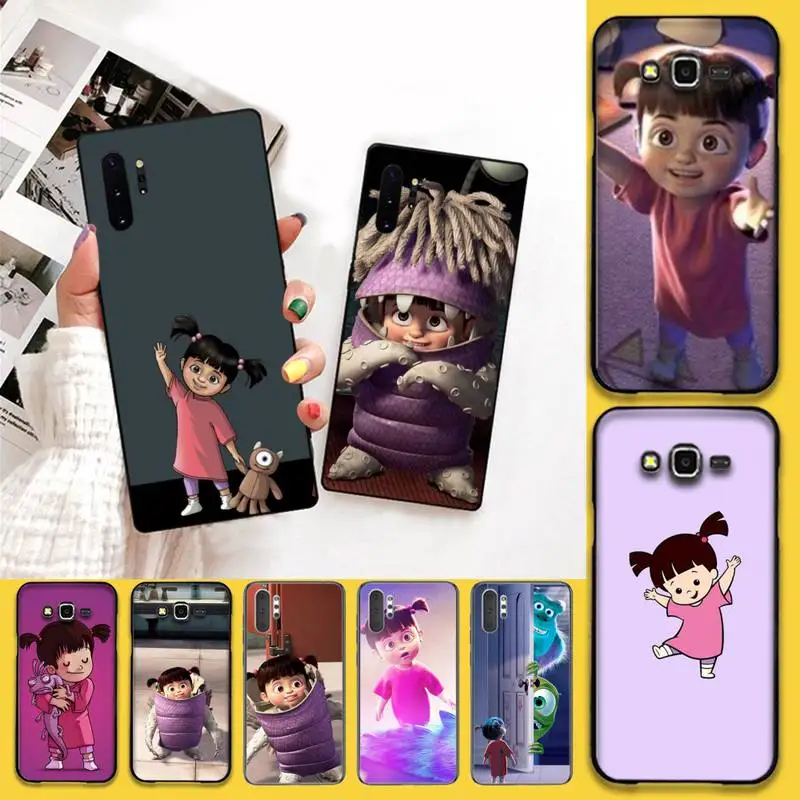 Черный мягкий чехол PENGHUWAN girl от Monster inc для телефона Samsung Galaxy J7 J8 J6 Plus 2018 Prime Note 7 8 9 10