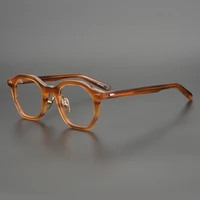 2020 classic brand design irregular polygon acetate glasses frame men women retro prescription eyeglasses optical myopia eyewear
