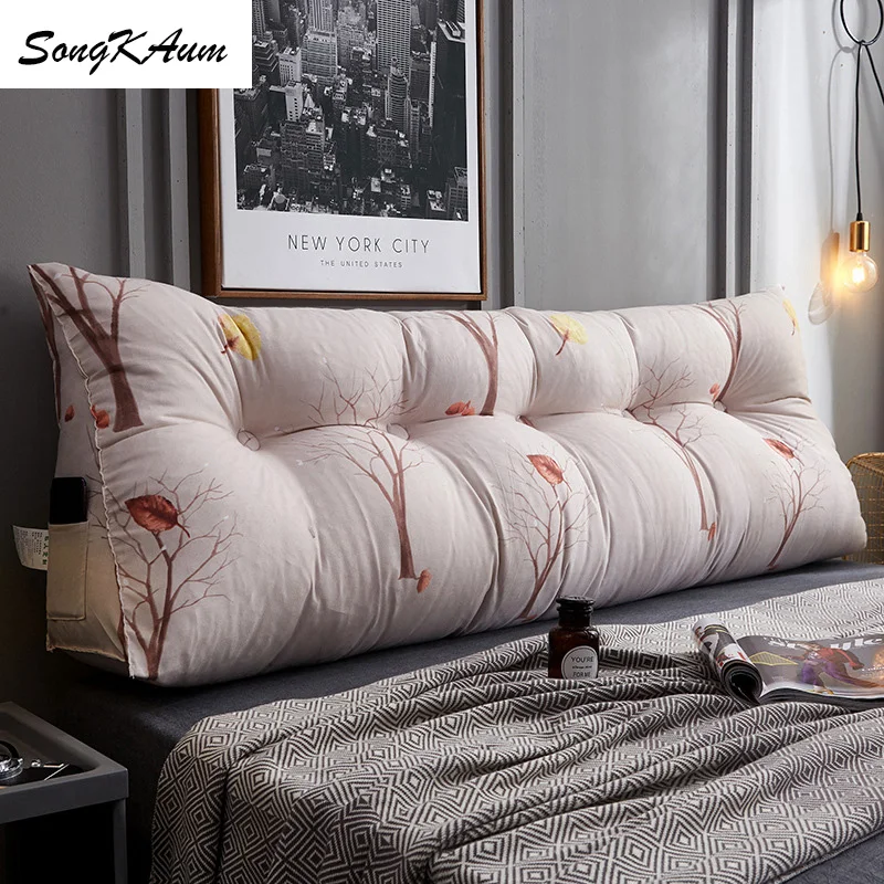 Моющаяся длинная прикроватная Подушка SongKAum с наполнением подушка в корейском