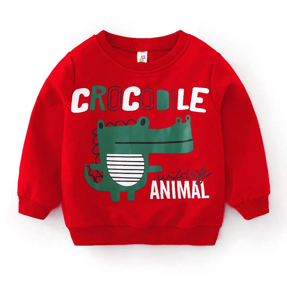 Детская толстовка с принтом динозавра на возраст 2 10 лет|Толстовки и кофты для