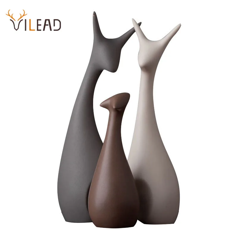 Керамическая статуэтка для кошек VILEAD скандинавских современных животных статуя