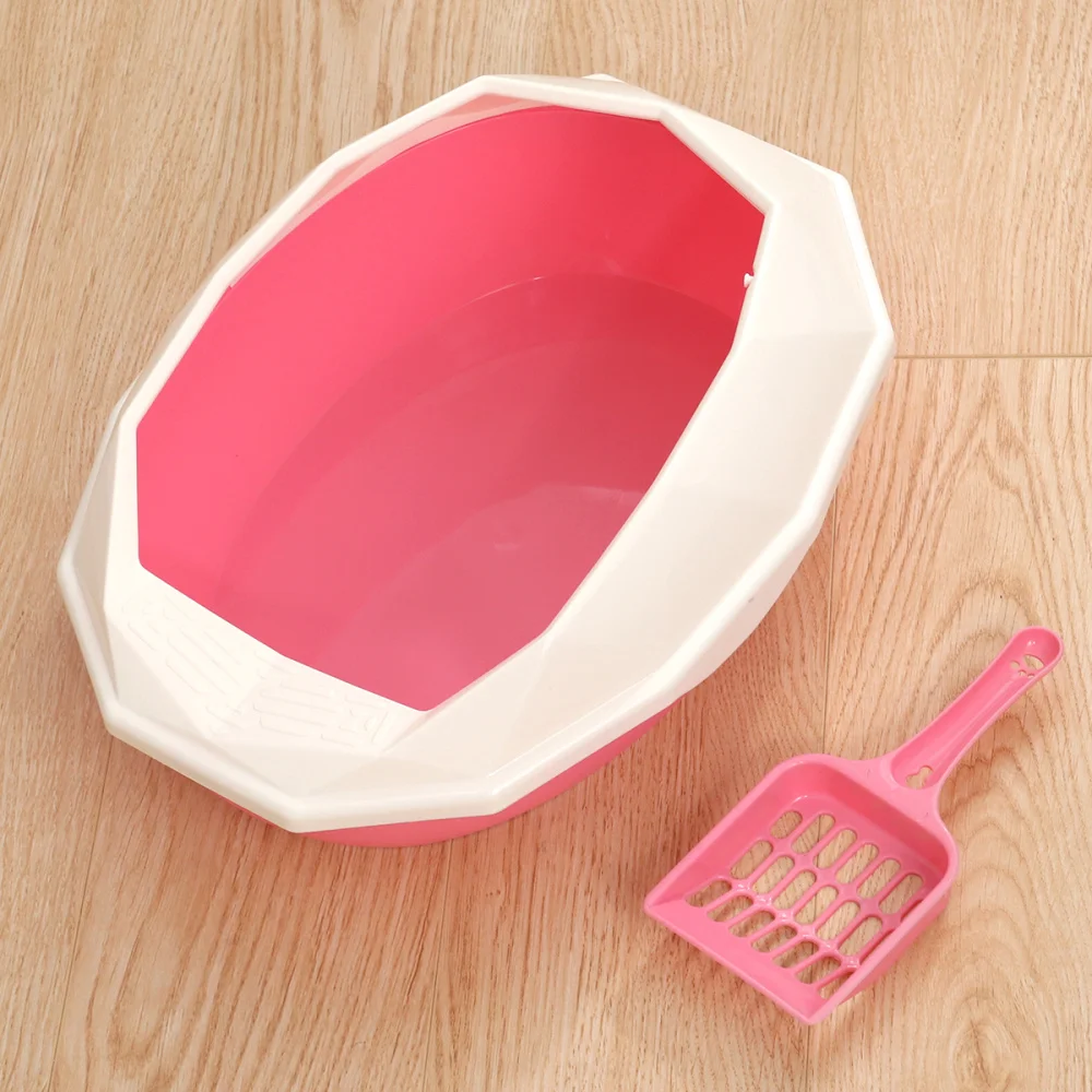 

Mini Cat Kitty Kitten Litter Tray Toilet Box Basin for Small Animals