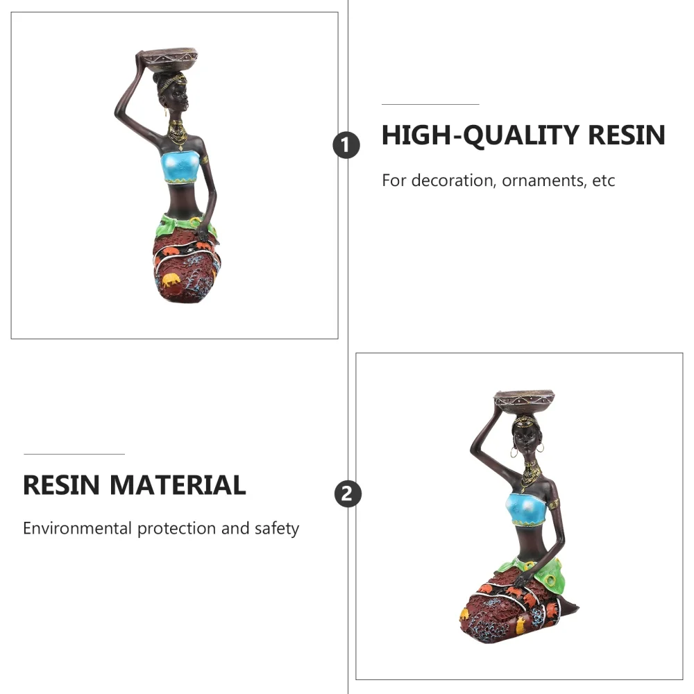 

2pcs Fashion Decorative Candlestick Unique Candlelit Ornament Candle Holder