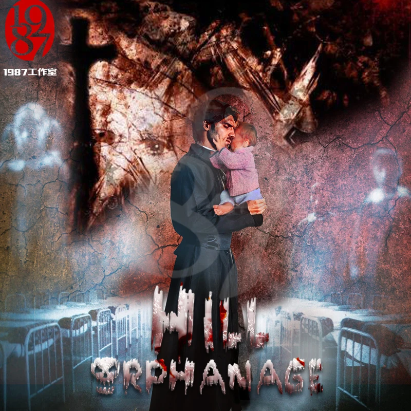 JXKJ1987 реальная жизнь побег комната игра оригинальная тема Хилл орфанат Ужасы игры