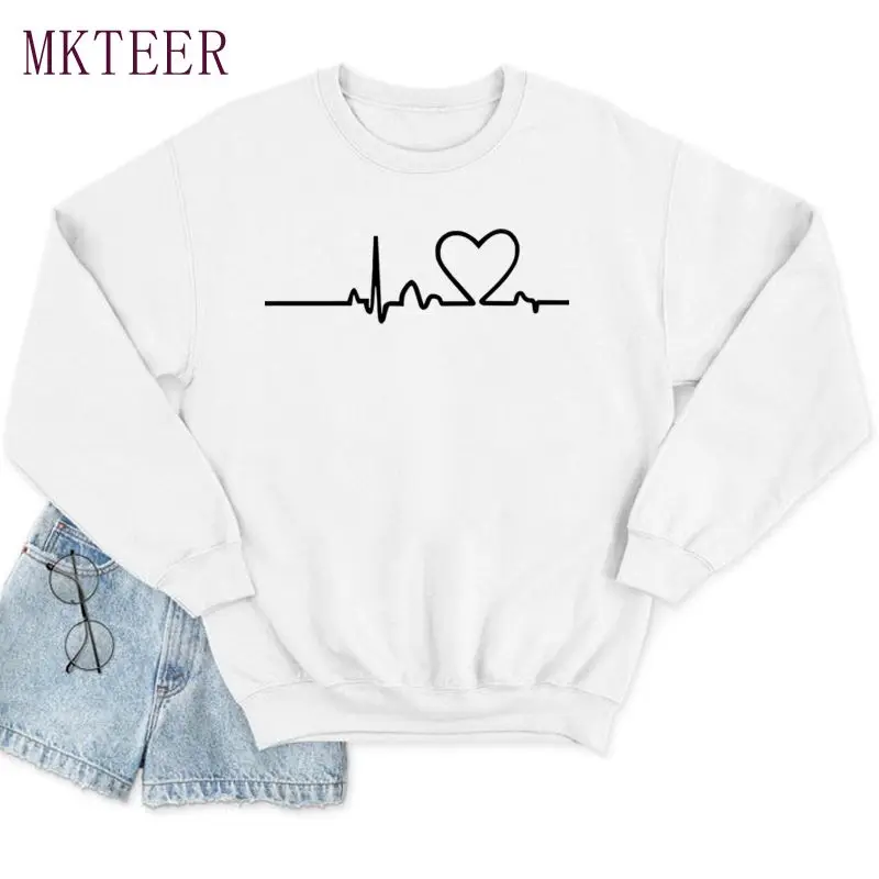 

Женская толстовка с длинным рукавом, с круглым вырезом