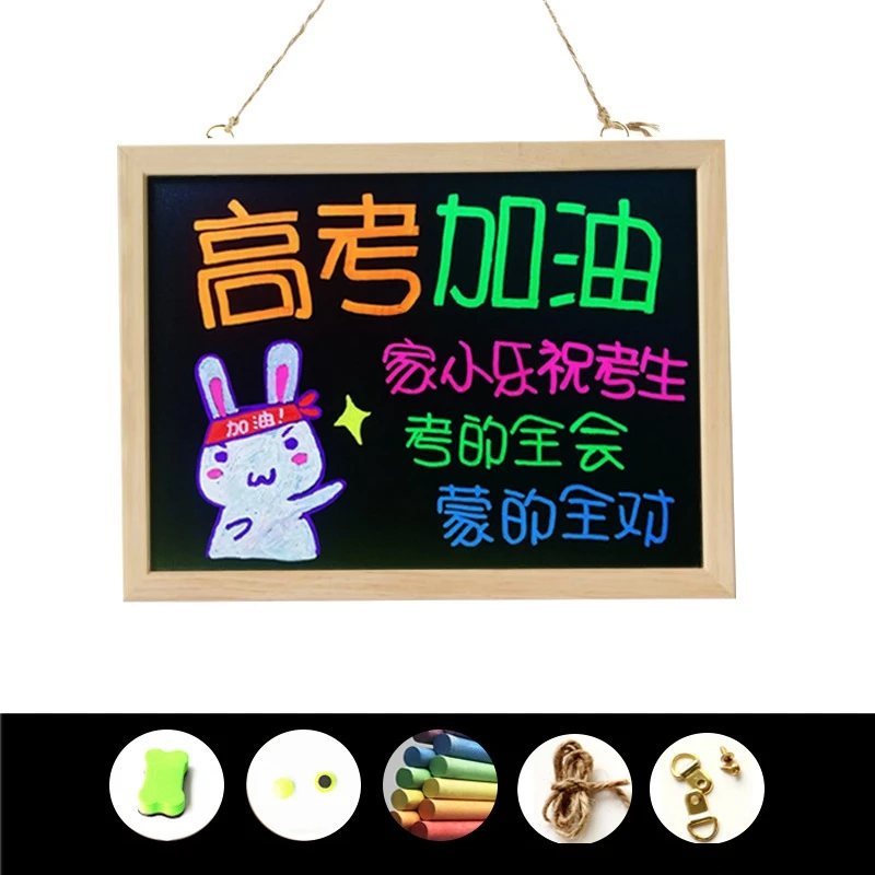 Маленькая Магнитная черная доска с сухим стиранием 16 дюймов x 12 магнитная для