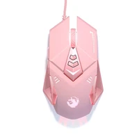 Pink Gaming Mouse Wired USB Mute RGB Gamer Buttons Mice Optical Office Computer Mouse For Desktop Laptop Ergonomic Game Mouse