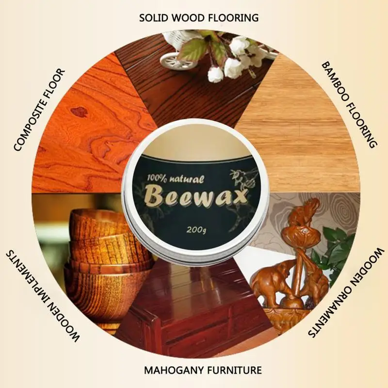 Деревянная приправа пчелиный воск уход за деревом из твердой древесины мебели