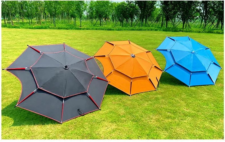 

2.0-2.6M Parasol Fishing Umbrella Outdoor Camping Use Detachable Adjustment Direction Sun Shade Rainproof