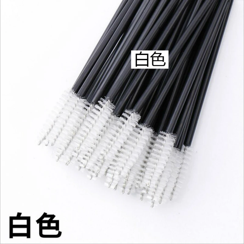 50pcs Colorful Disposable Eyelash Brush Mascara Wand Applicator Comb Makeup Tools | Красота и здоровье