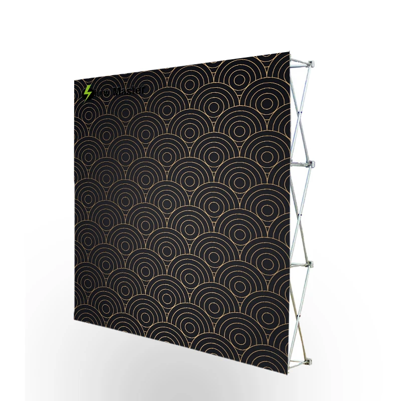 Складная алюминиевая рама 10 футов Натяжная ткань всплывающий дисплей|Фоны для