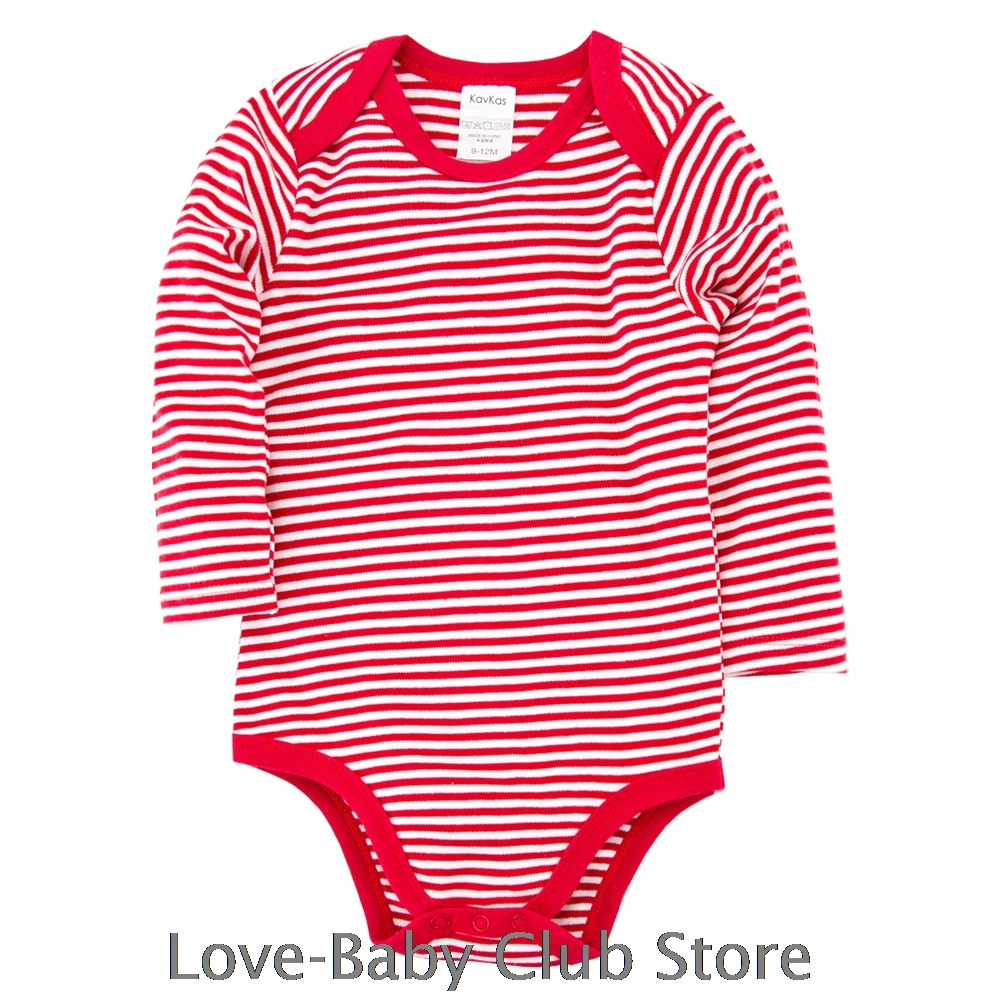 Комбинезон детский хлопковый Полосатый с длинным рукавом 100% | Детская одежда и