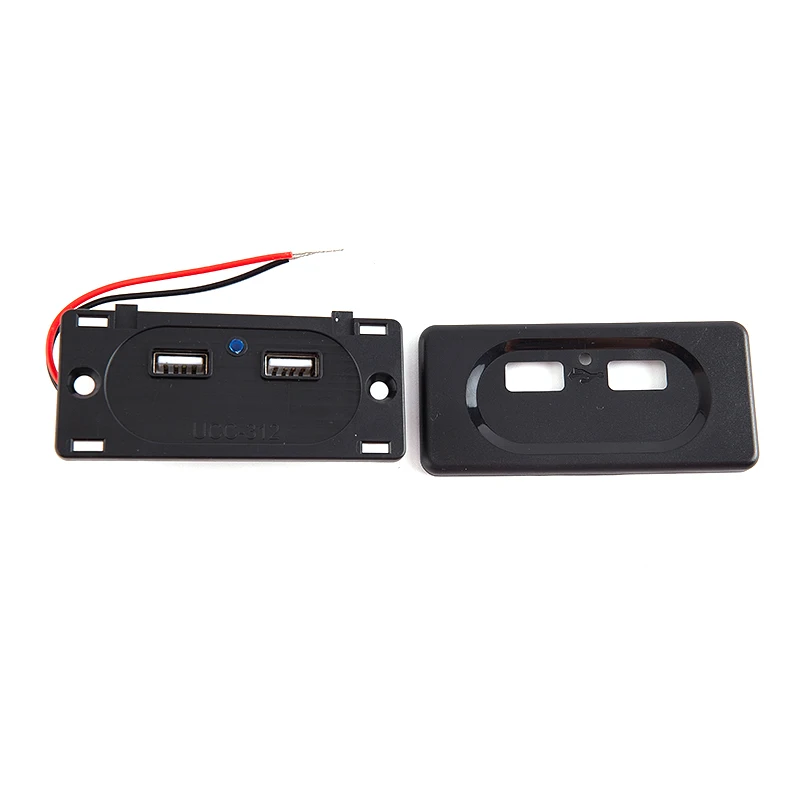 

3.1A Dual USB Car Charger Socket 12V 24V for Auto Truck ATV Boat RV Bus 2.1A 1A
