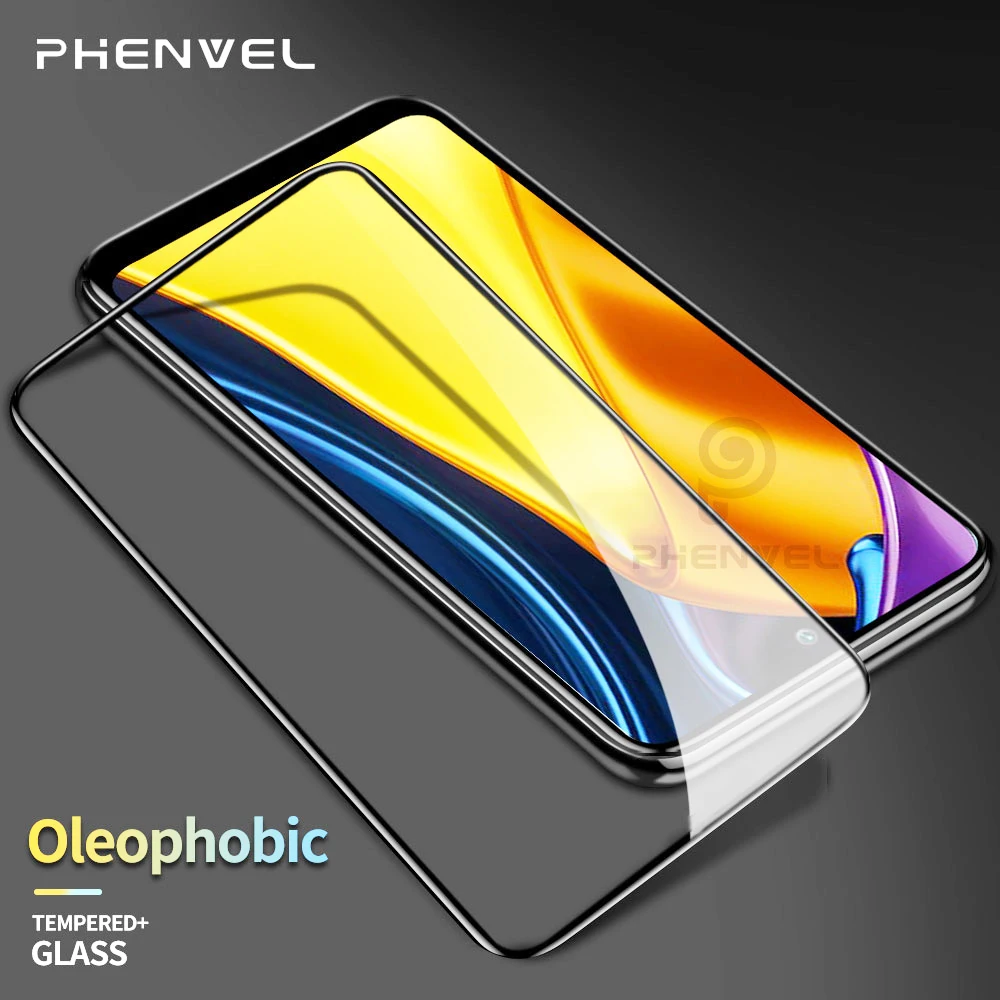 Защитное стекло для Poco M3 Pro, Противоударная защита экрана для Xiaomi Poco M3 Pro, Олеофобная закаленная пленка