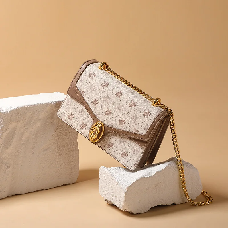 

2021 новые модные принты цепи Crossbag для женщин, роскошные сумки в руку, женские сумки, высококачественные сумки из ПВХ и Sac Luxe Gg