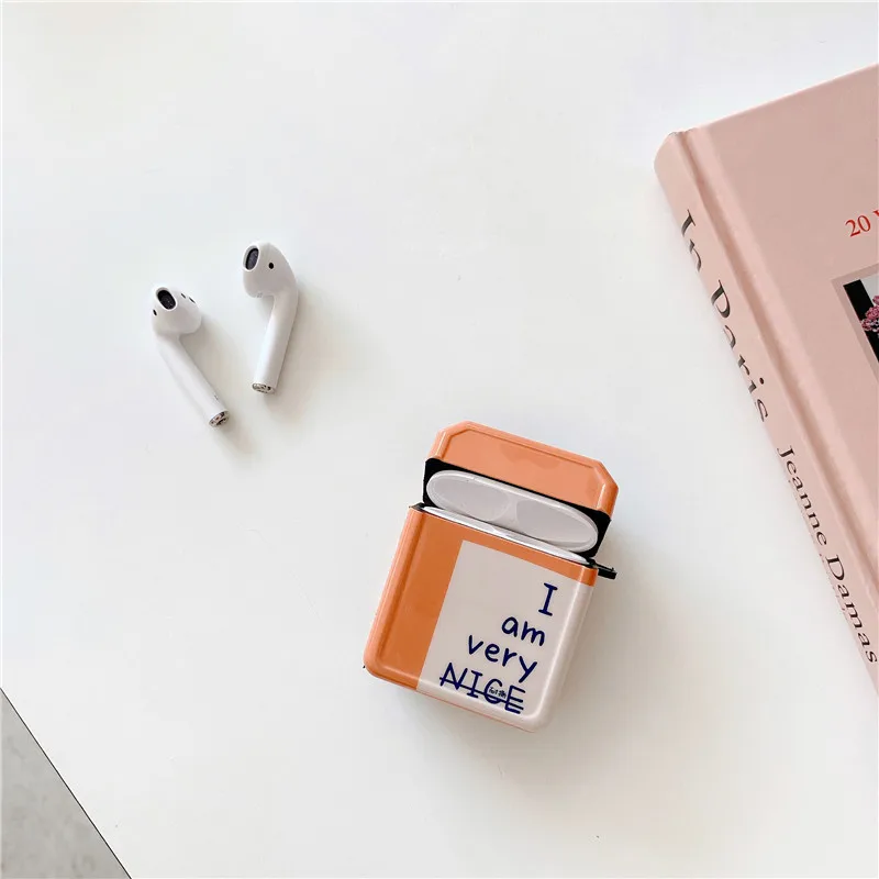 

Fashion Cute Earphone Cover For Apple AirPods 3/2/1 Case IMD Silicone Funny Headphones Charging Box Cases For air pod Pro Capa