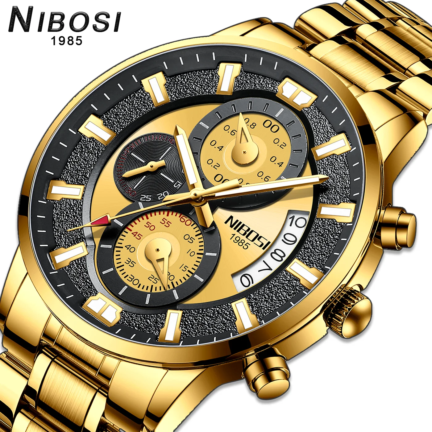 NIBOSI Relogio Masculino мужские наручные часы Топ Военный люксовый бренд модные деловые