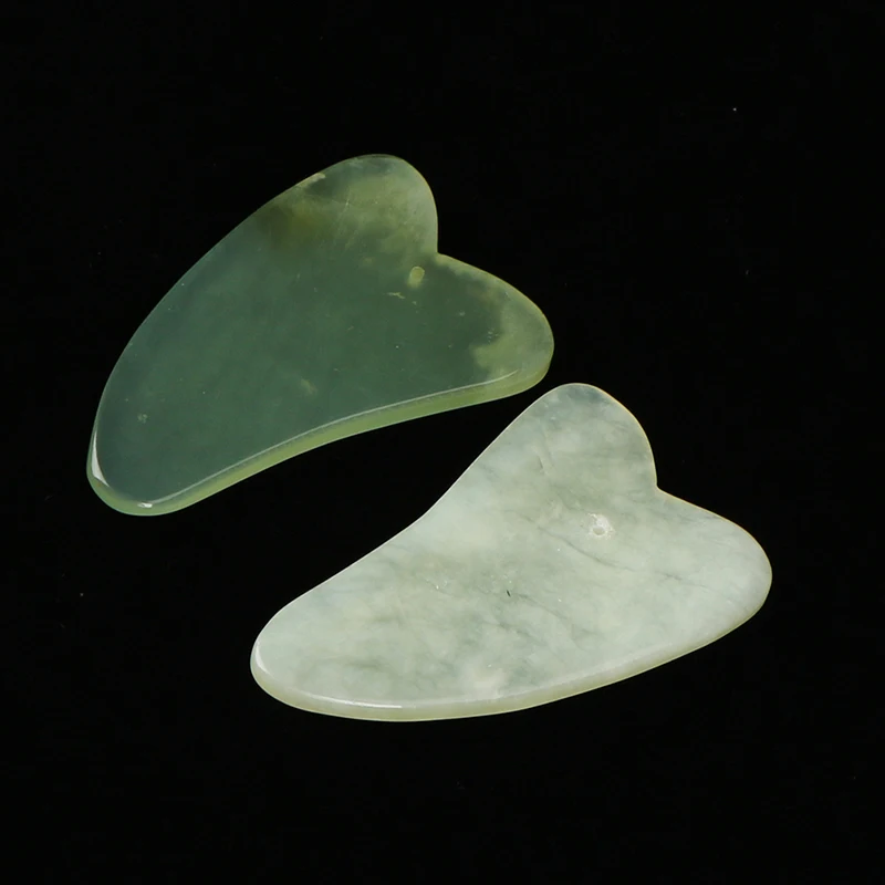 1PCS Traditional Physical Guasha Jade Board Scraping Scraper Tool SPA Salon Body Massager Beauty Health Care Tools | Красота и