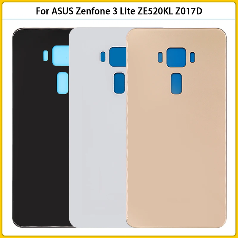 

10PCS New For ASUS Zenfone 3 Lite ZE520KL Z017D Z017DA Z017DB Battery Back Cover Rear Door Glass Panel Housing Case Replace