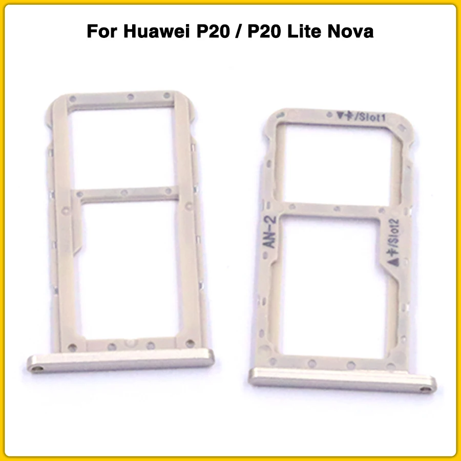 Новинка замена слота для SIM карты Huawei P20 / Lite Nova 3E Micro SD слот ремонтная часть гнезда +