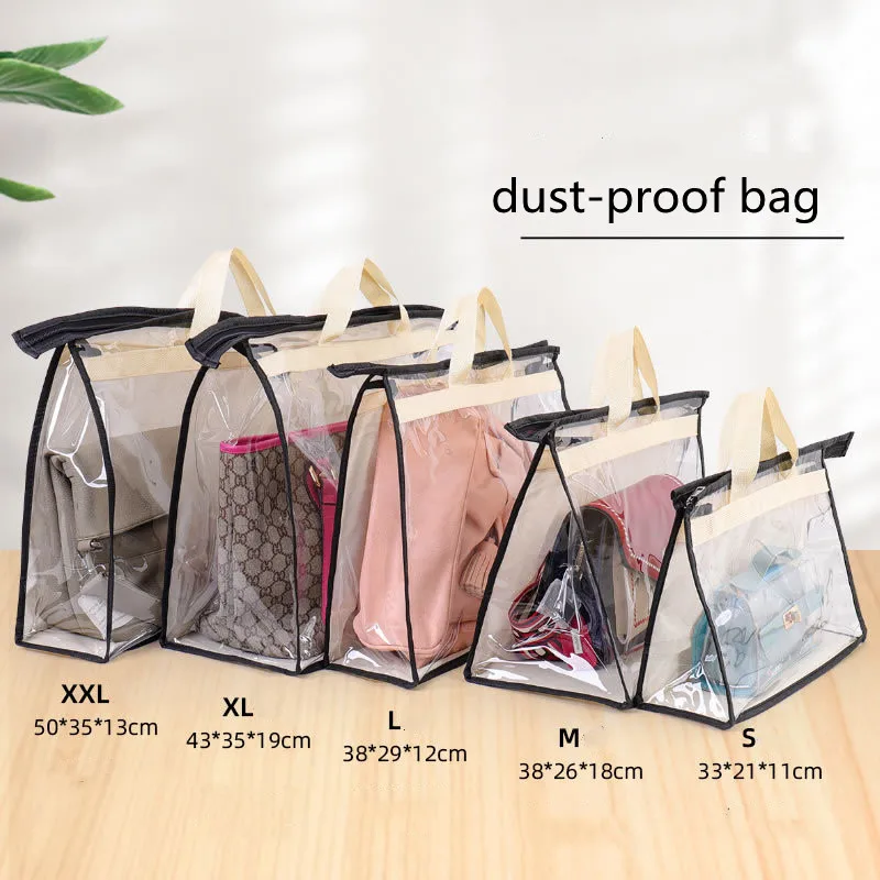 

Прозрачная защитная сумка для хранения, Воздухопроницаемый влагостойкий подвесной мешок в шкаф, кожаный мешок для хранения