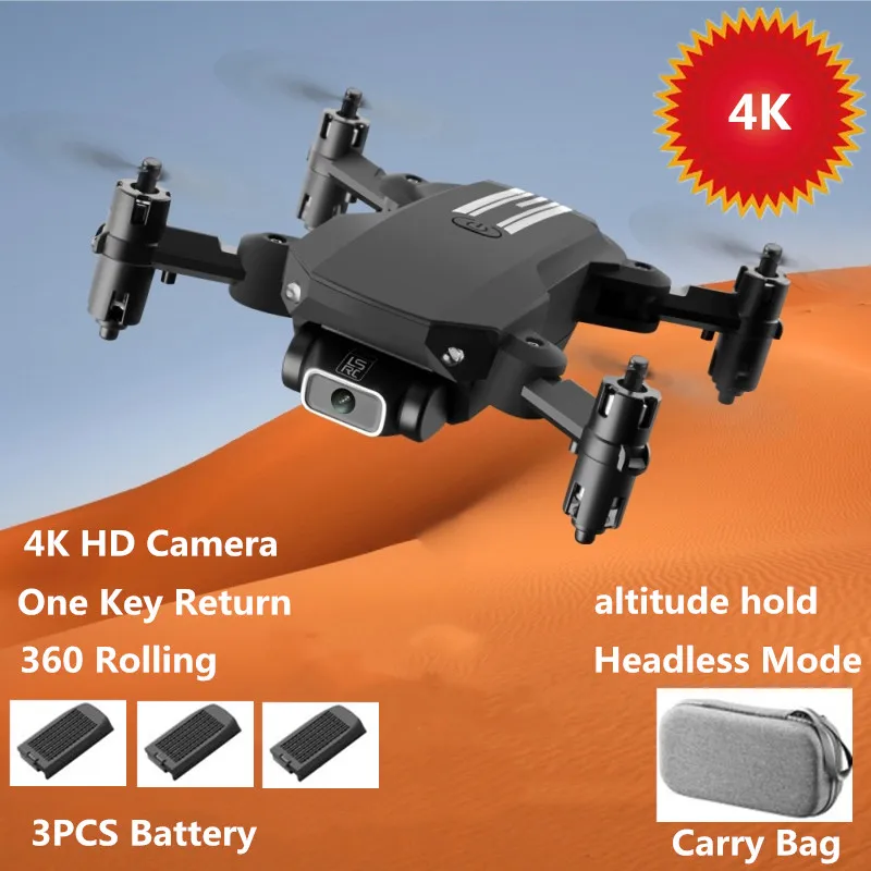 Складной Радиоуправляемый Дрон 4K Wi Fi FPV воздушная фотосъемка удержание высоты