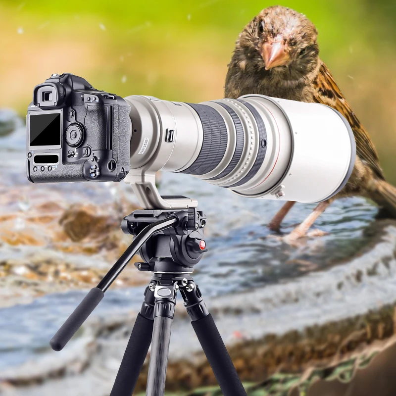 LS-6A панорамная головка штатива с гидравлическим подвижным сопротивлением