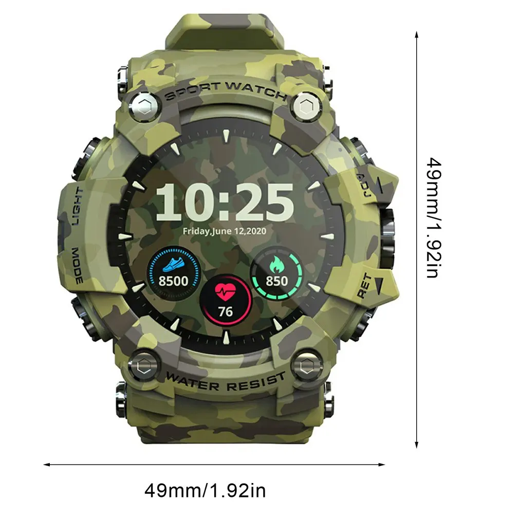 

Smart Watch 2021 Bluetooth Digital Men Clock Pedometer Smartwatch Women Waterproof IP68 Sport For Ios Android Phone