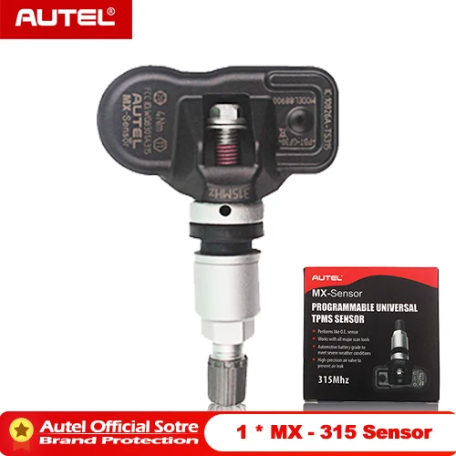 Новые autel MaxiTPMS PAD TPMS сенсор Программирование аксессуар устройства и autel 2 в 1 mx-сенсор 433 МГц 315 МГц Универсальный программист - Цвет: 1 X 315MHZ
