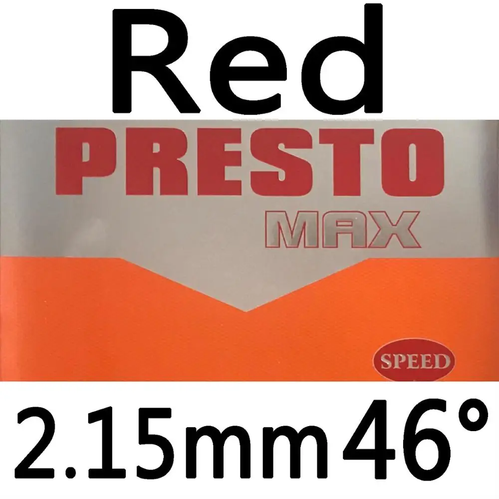 MAX SPD Red 2.1546 Дружба 729 PRESTO MAX( новинка) спин/скорость(не липкая Резина+ макропористая губка) Настольный теннис резиновая губка для пинг-понга - Цвет: MAX SPD Red 2.1546