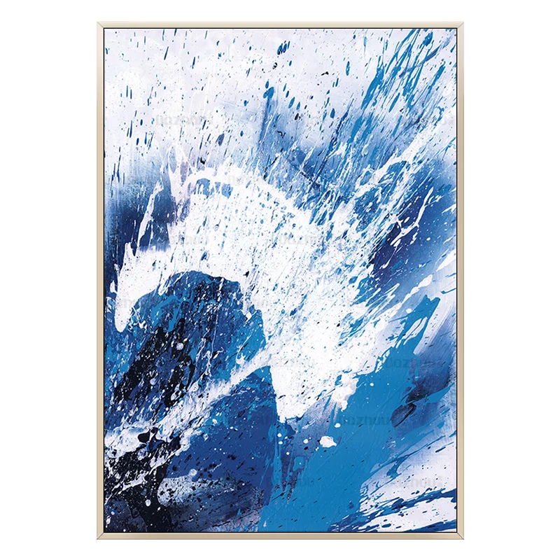 

CX Pure Hand Drawing Abstract Oil Painting Hallway Nordic Decorative Painting Handmade Hanging Painting