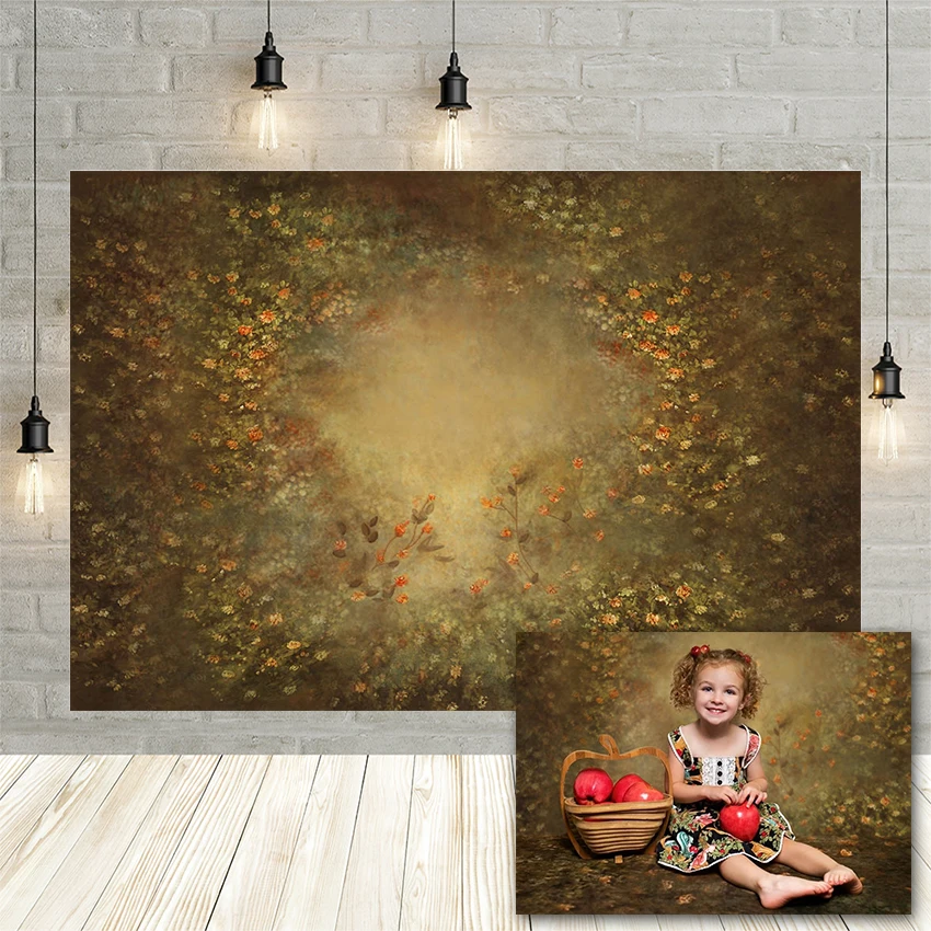 

Фон Avezano для фотосъемки весенний цветочный портрет новорожденный коричневый винтажный фон детский душ реквизит для фотостудии