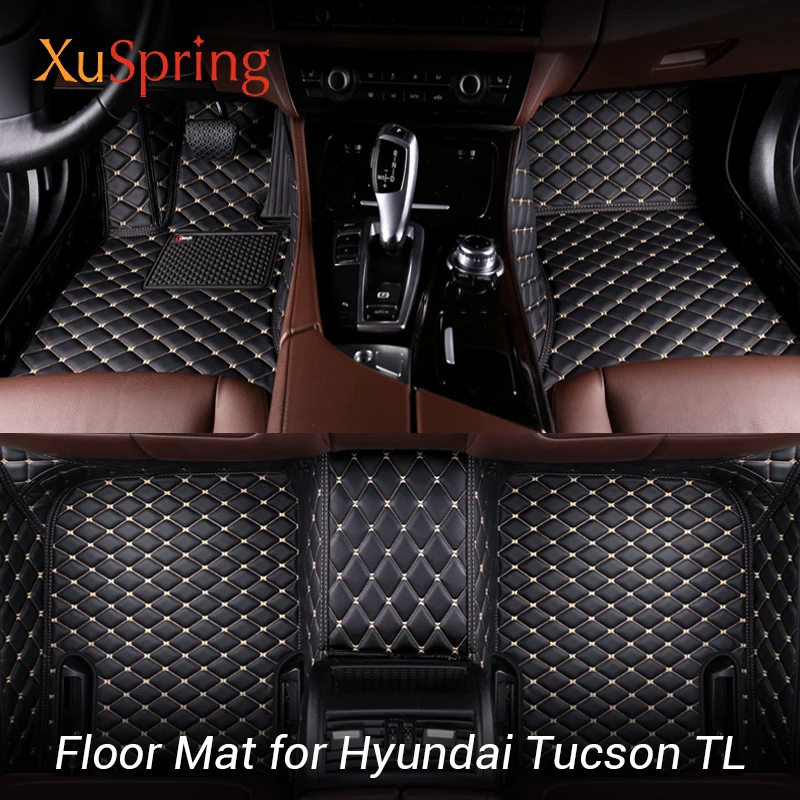 

Car Interior Floor Mat Pad Cover Foot Cushion Protective Case For Hyundai Tucson TL 2015 2016 2017 2018 2019 2020 3TH TL