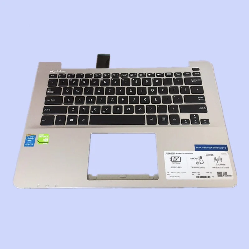 Новый оригинальный ноутбук Palmrest клавиатура с нами Стандартный раскладка