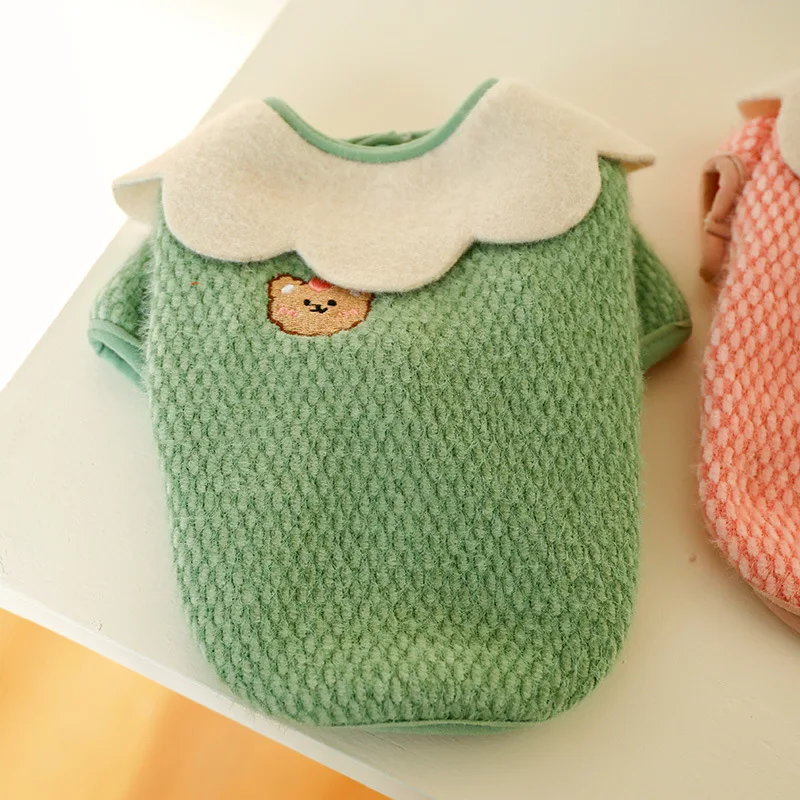 Новинка Свитера для собак одежда кошек зимняя теплая домашних животных XS L милое