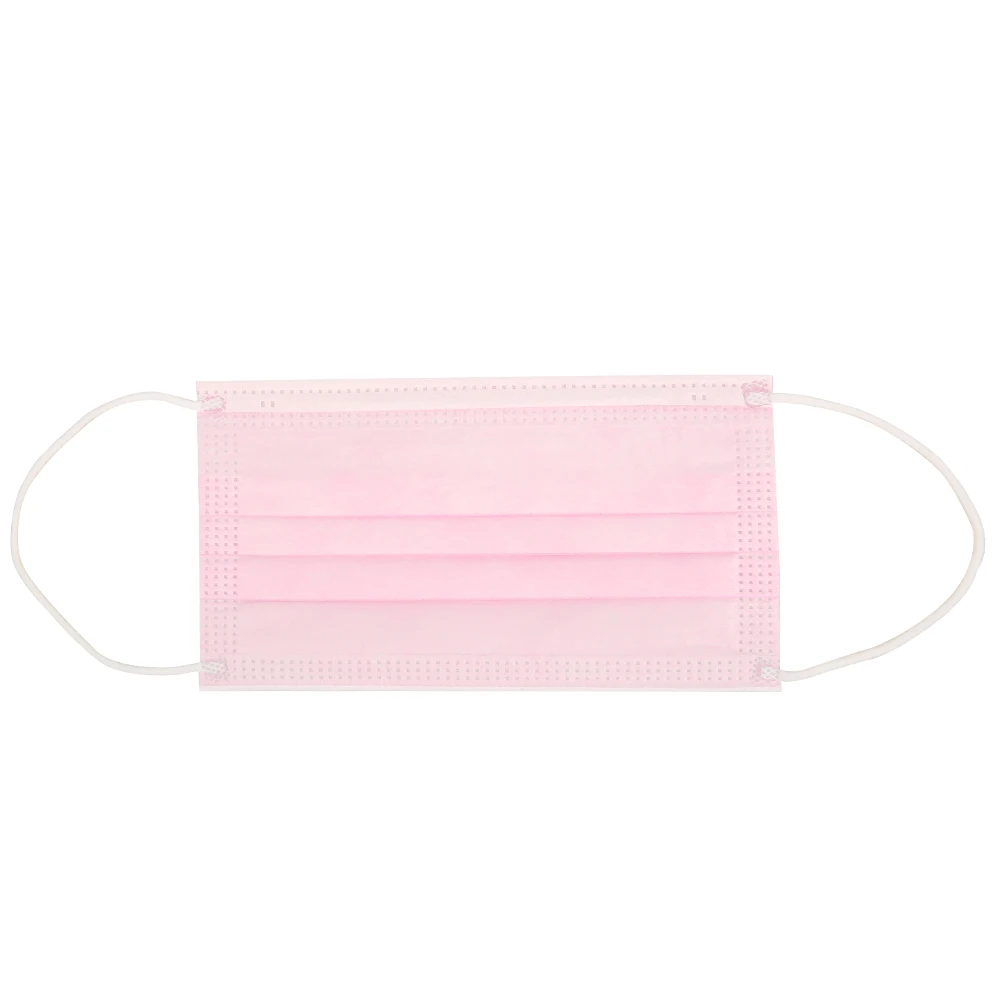 50 шт. одноразовая маска для лица против пыли 3 слоя фильтр маски утолщенной крышки