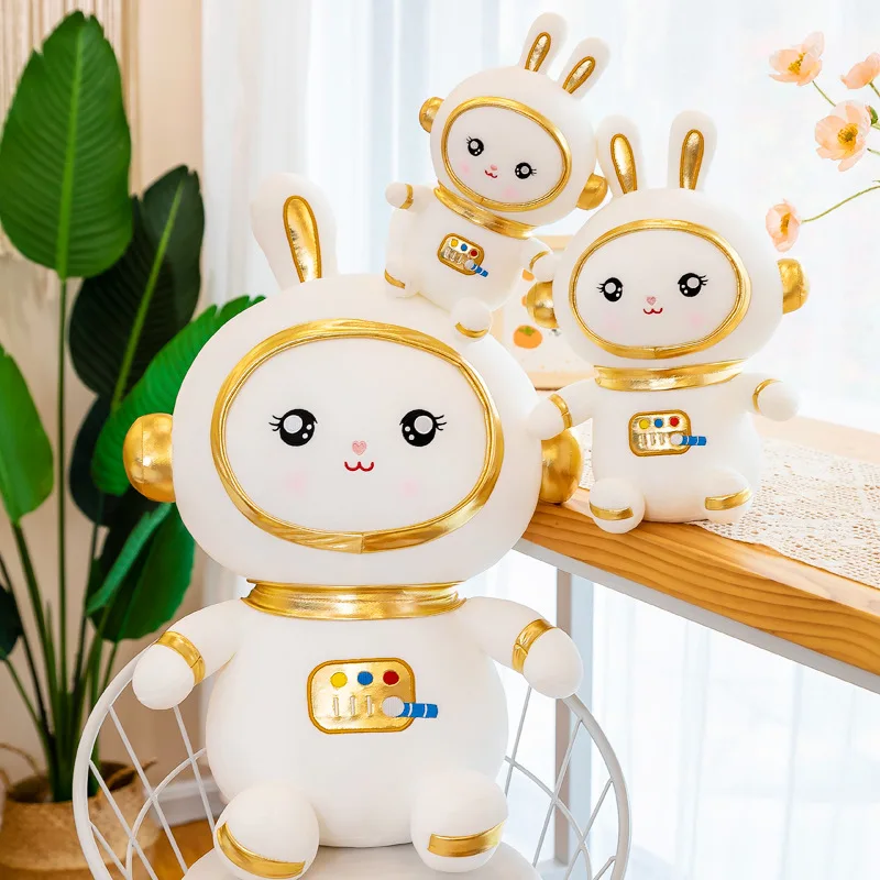 

Плюшевые игрушки Zqswkl 50/65/80 см, милые мягкие рождественские игрушки, кукла, Космический кролик, плюшевая игрушка, детский подарок на день рожд...