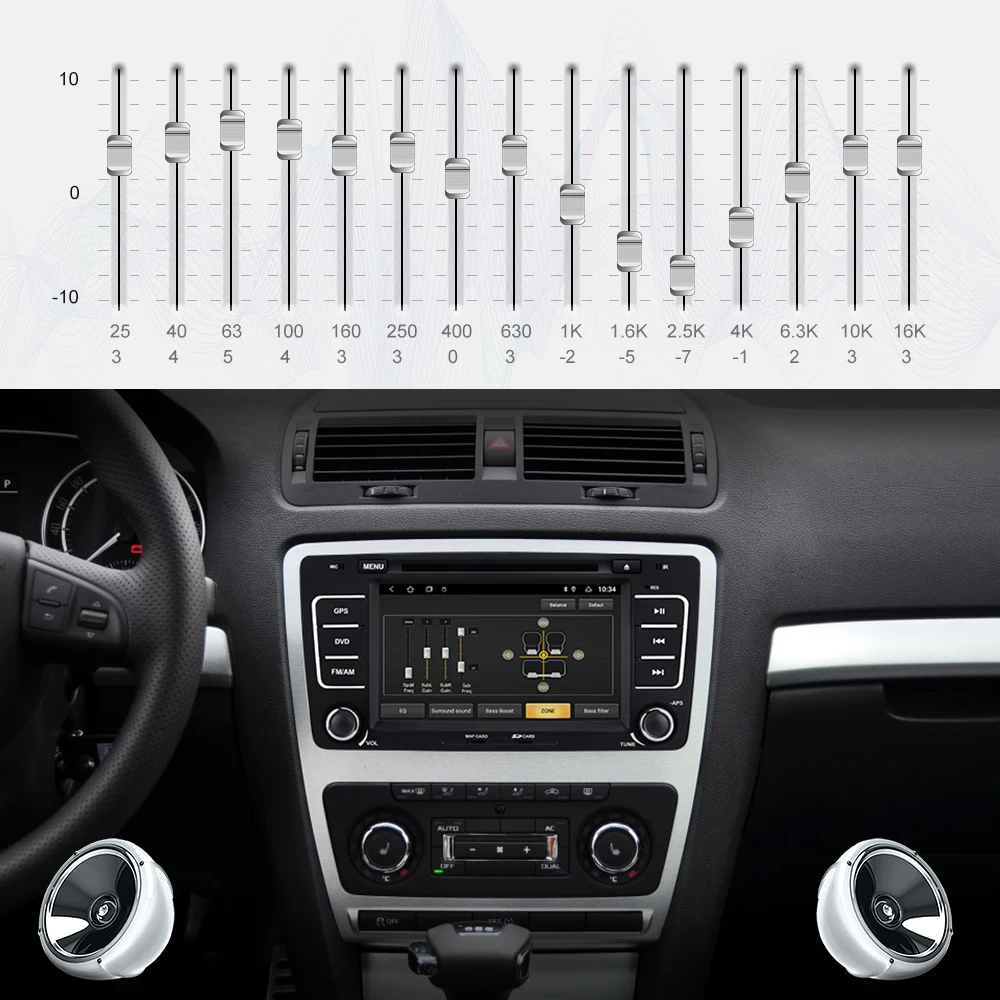 Isudar Android 9 Авторадио для SKODA/Octavia 2009-2013 Автомобильный мультимедийный плеер 2 Din DVD gps 4 ядра ram 2 Гб rom 16 Гб fm-радио
