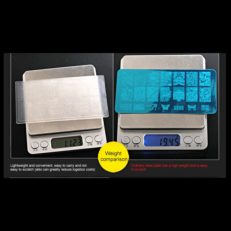 Креативный дизайн ногтей пластмассовая штамповочная пластина BC Серия Цветочный