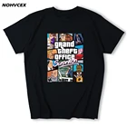 Футболка мужская с коротким рукавом, круглым вырезом и круглым вырезом, офис, ТВ