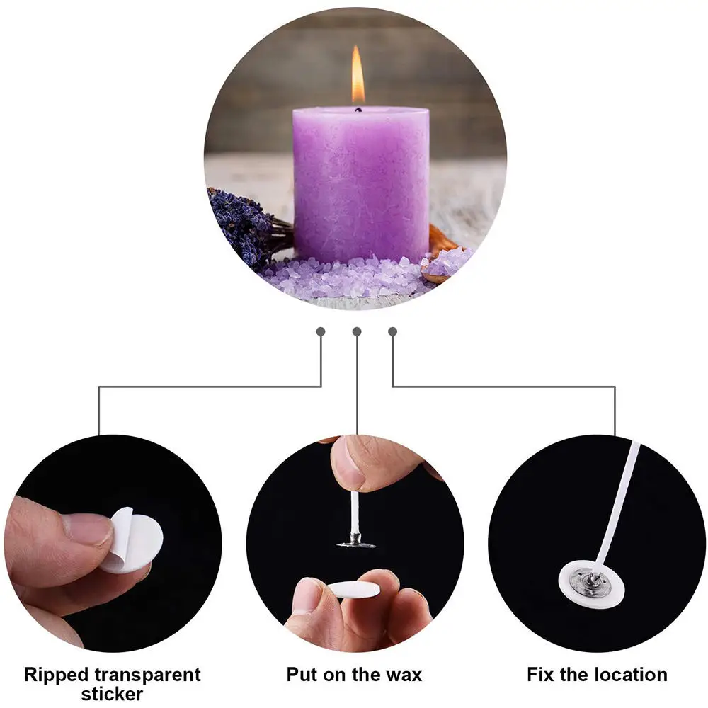 50pcs Wax Core Holder Soy Wax Centering Device For DIY Candle Making Aromatherapy Wicks Making Tool images - 6