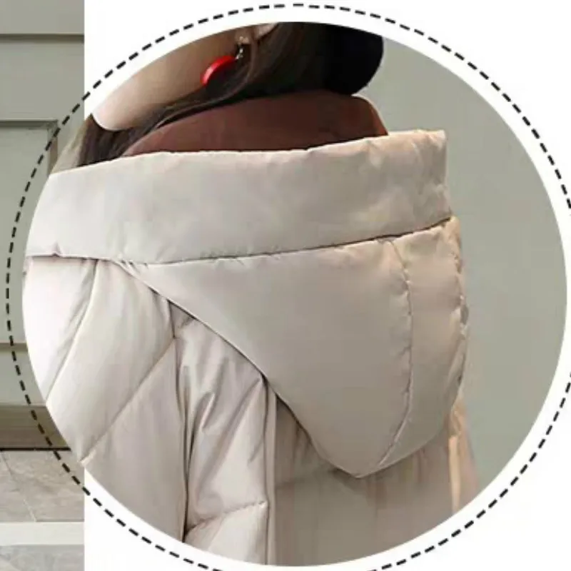 

Autumn and winter new style fashion plus size fat MM down padded jacket women loose mid-length pregnant women padded jacket